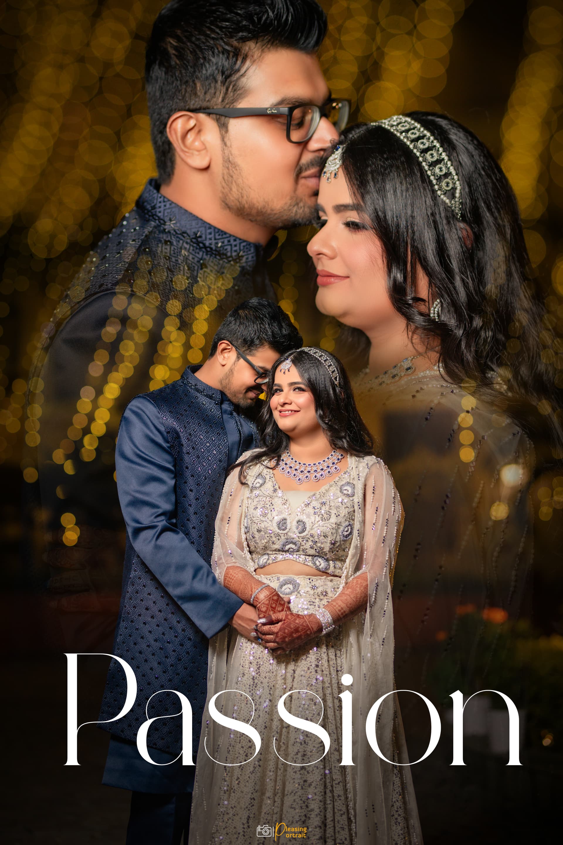 Tulika and Utkarsh wedding portrait 1