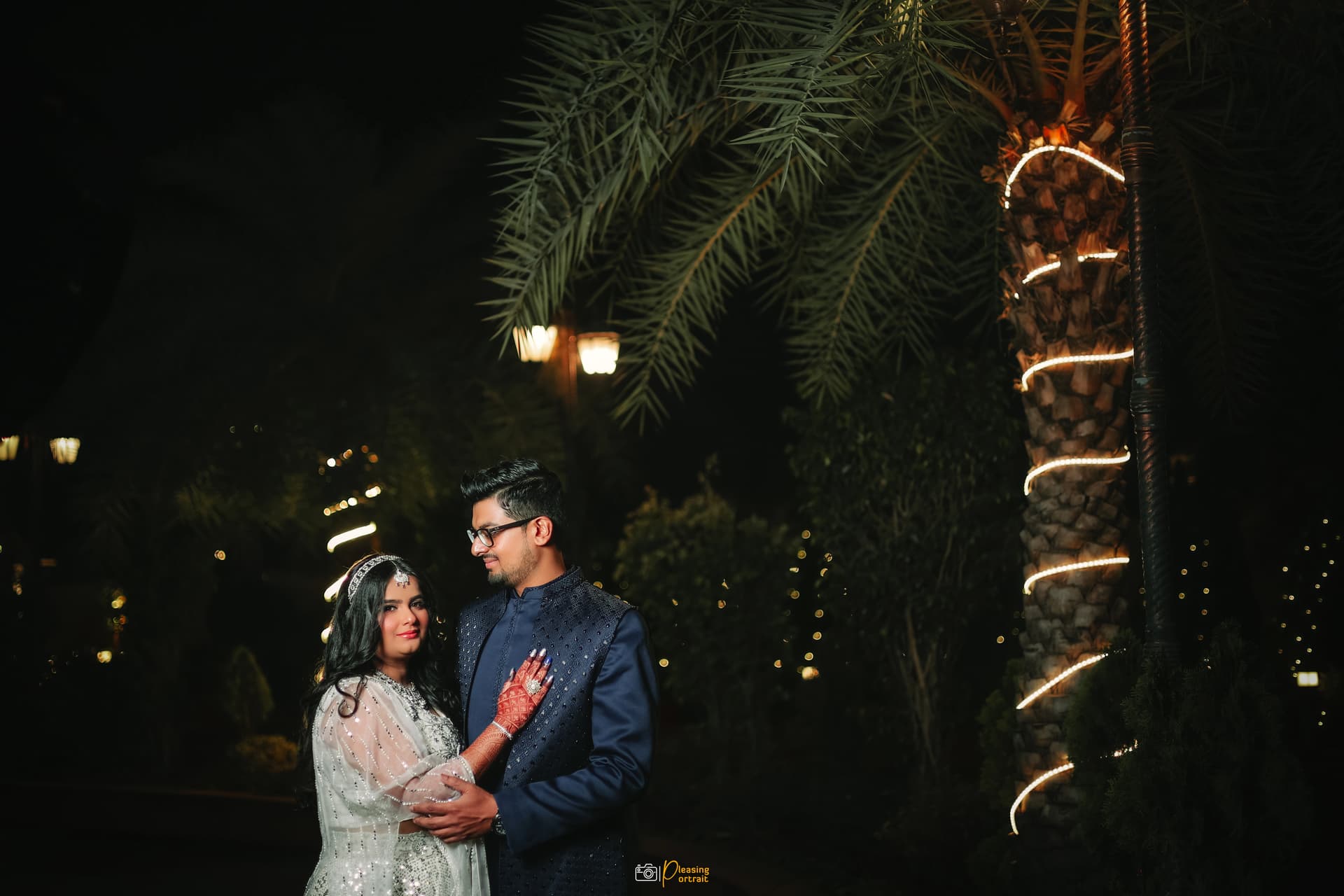 Tulika and Utkarsh romantic frame 5
