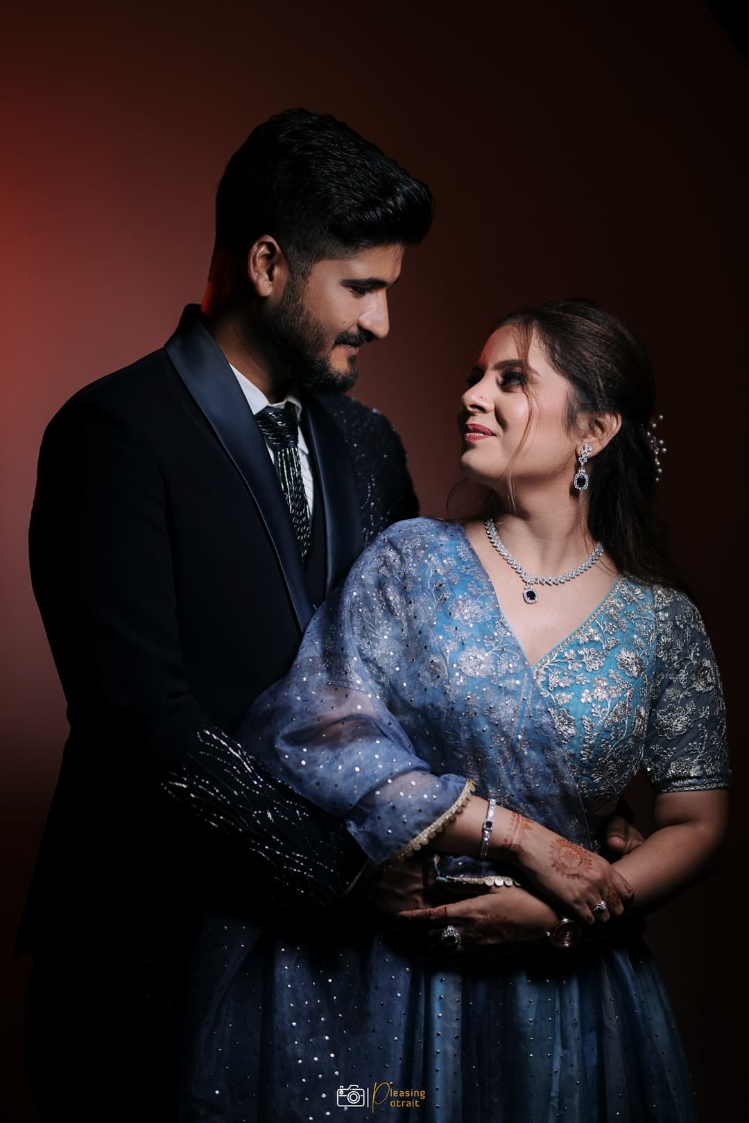 Kritika and Puneet wedding portrait 1